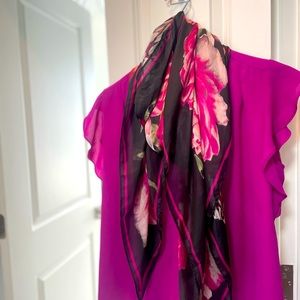 Alfani magenta blouse